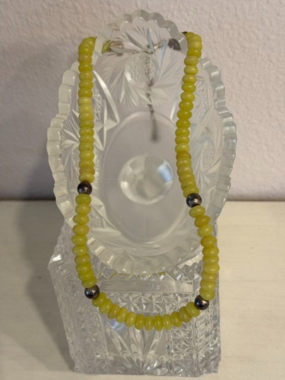 Vintage Serpentine beaded necklace